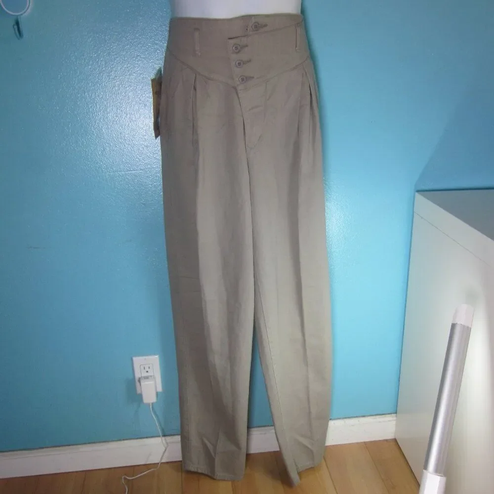 Millers Outpost VINTAGE 1973 Mens Size 34 x 32 Pleat Front Chino Cotton Pants
